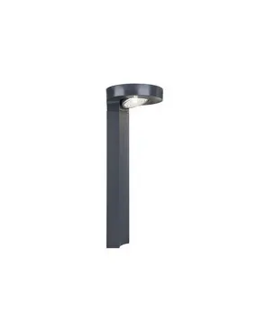 Balise solaire DISO avec lyre et détecteur de mouvement LED, anthracite 4000K | LéonLeds