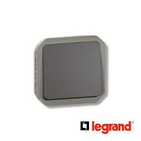 Poussoir NO Plexo composable anthracite - Legrand - 069810L